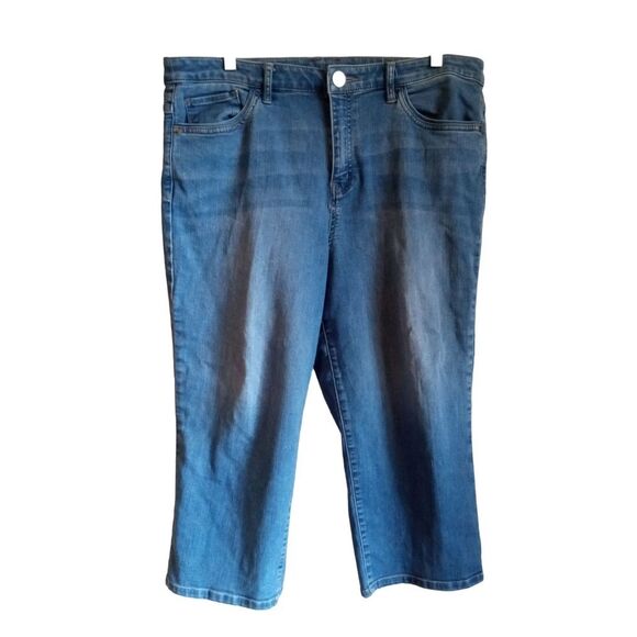 Christopher and Banks Women's High Rise Crop Jeans Size 12 - Picture 1 of 6